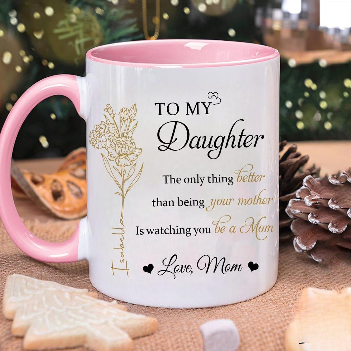 The Only Thing Better Is Watching You Be A Mom Mug, Mom Daughter Mug, New Mom Gift, Mothers Day Gift for Daughter, Daughter Gift from Mom