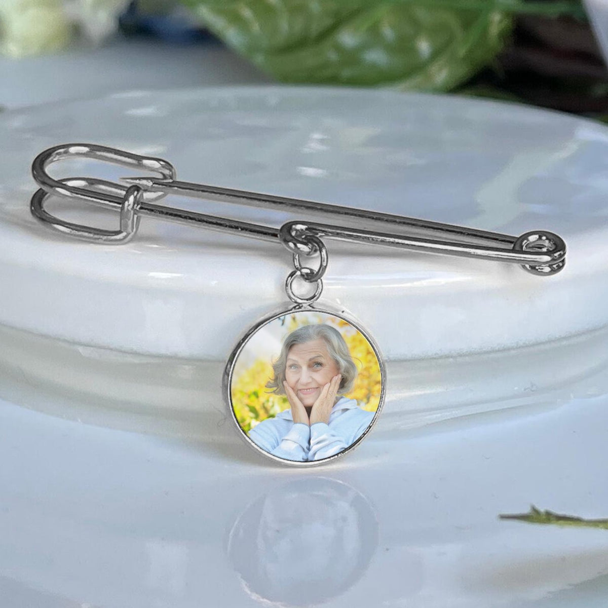 I Know You d Be With Me - Personalized Lapel Pin, Graduation Day Memorial, Graduation Lapel Pin, Graduation Gown Pin