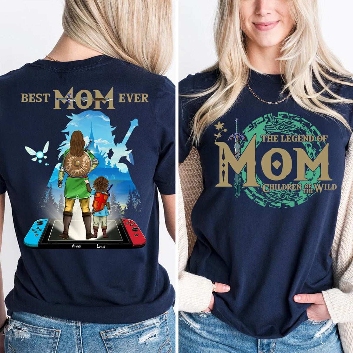 Custom The Legend Of Mom Shirt, Best Mom Ever Shirt, Children Of The Wild Shirt, Mother's Day Gift For Mom, Mom Shirt For Women