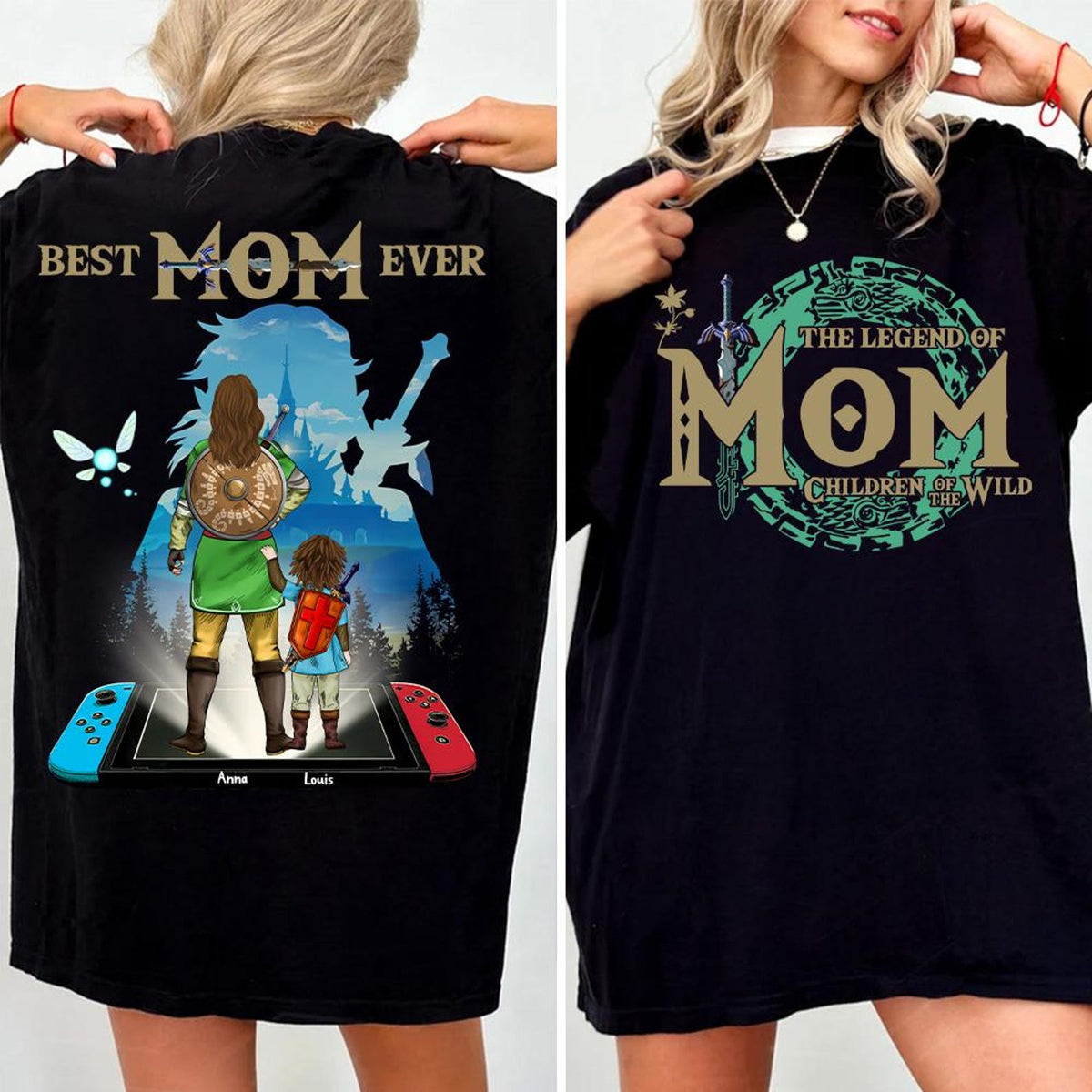Custom The Legend Of Mom Shirt, Best Mom Ever Shirt, Children Of The Wild Shirt, Mother's Day Gift For Mom, Mom Shirt For Women