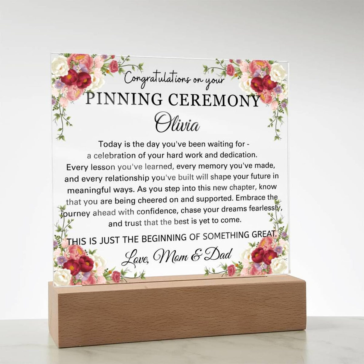 Nurses Degree Graduation Gift, Pinning Ceremony Gifts, Plaque Gift for Nurse Degree Graduation Nurse Pinning Ceremony Keepsake Class of 2025