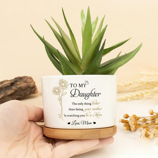 The Only Thing Better Than Being Your Mother Personalized Plant Pot, New Mom Gift, Mothers Day Gift for Daughter, Daughter Gift from Mom