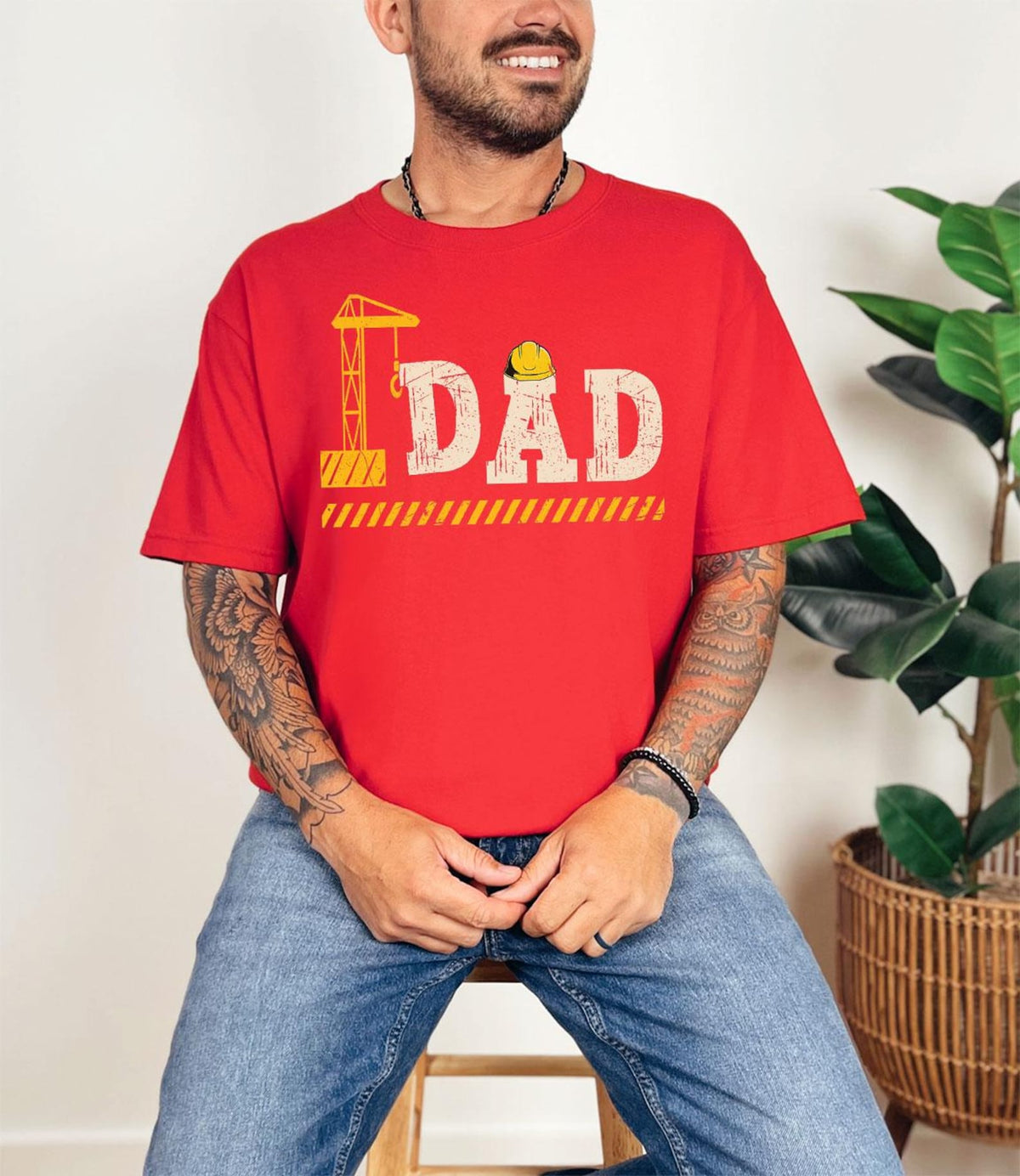 Construction Tshirt, Construction Fathers Day Gift Shirt, Construction Worker Shirt, Gift For Dad, Engineer Dad Shirt, Fathers Day T-Shirt