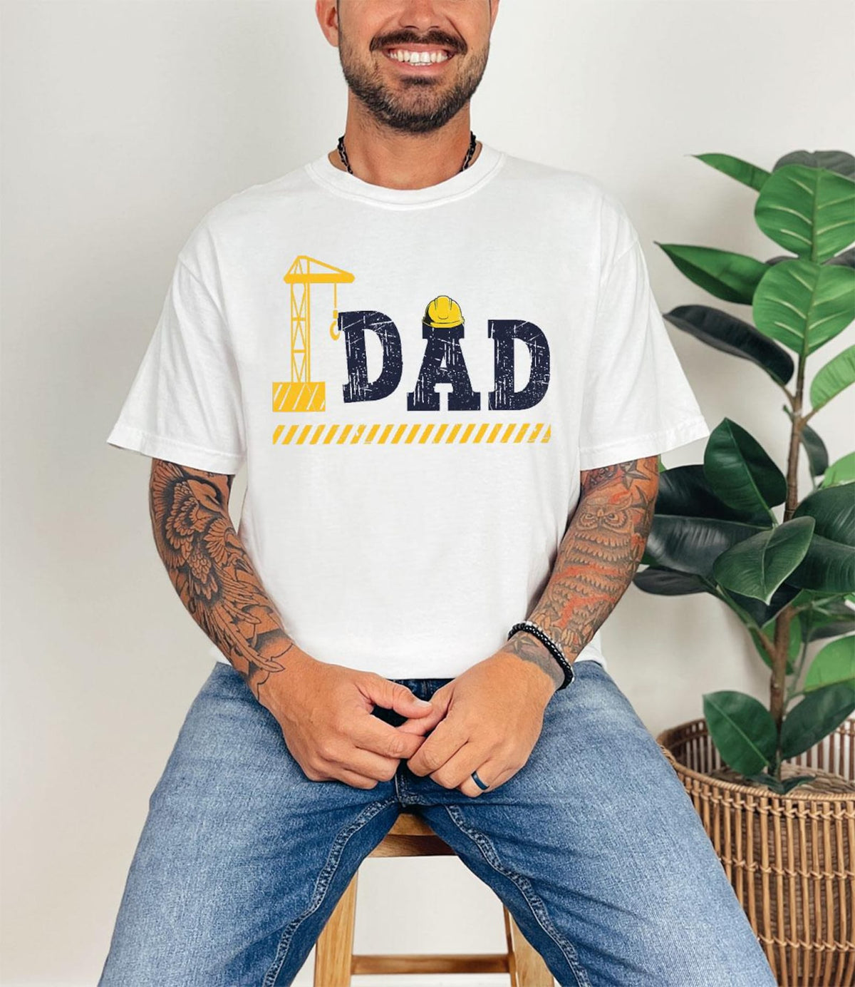 Construction Tshirt, Construction Fathers Day Gift Shirt, Construction Worker Shirt, Gift For Dad, Engineer Dad Shirt, Fathers Day T-Shirt