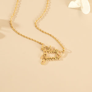 Personalized Double Names Necklace with Heart, Children Names Necklace, Name Necklace, Mom Necklace, Anniversary Gift for Wife, Mothers Gift