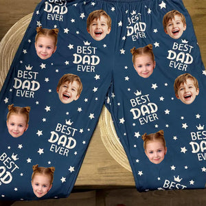 Custom Face Pajama Pants, Photo Gift for Dad Mom Father's Day Gifts, Personalized photo Pajama Trousers