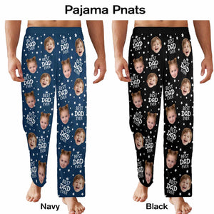 Custom Face Pajama Pants, Photo Gift for Dad Mom Father's Day Gifts, Personalized photo Pajama Trousers