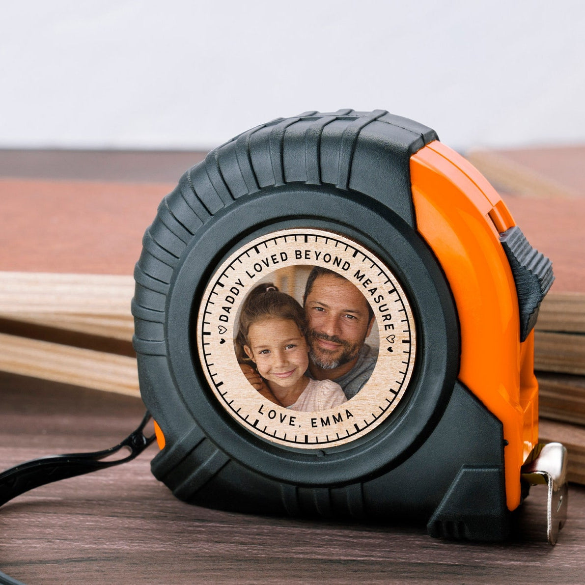 Father's Day Gift from Kids, Personalized Tape Measure Daddy Loved Beyond Measure, Dad Gifts From Daughter, Custom Gifts For Dad, Grandpa