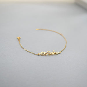 Personalized Graduation Name Bracelet,2026 Bachelor Cap Bracelet,Memorial Name Bracelet,2026 Class College Bracelet,Graduation Gift for Her