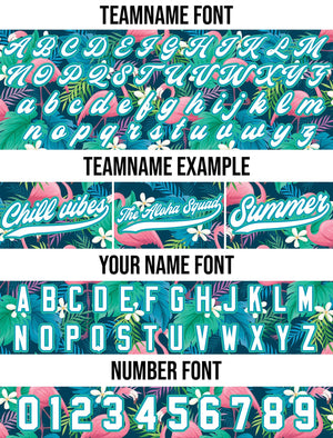 Custom Hawaiian Baseball Jersey with Face Teamname Name Number, Personalized Hawaii Floral Shirt for Men Women Youth Preschool Button Shirt