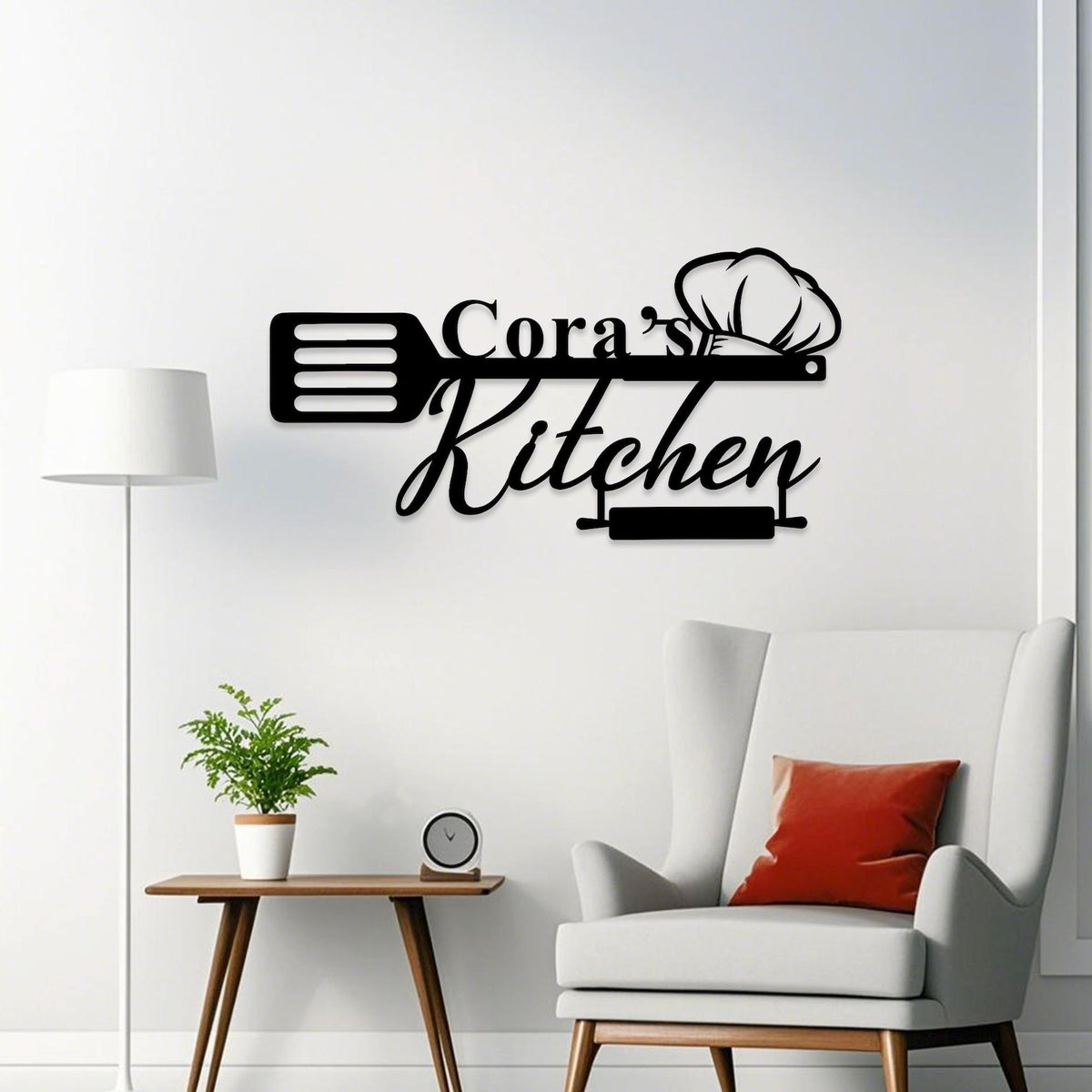 Personalized Family Kitchen Sign, Custom Kitchen Metal Wall Art, Kitchen Decor, Metal Kitchen Sign, Cooking Lover Gift,Birthday Gifts