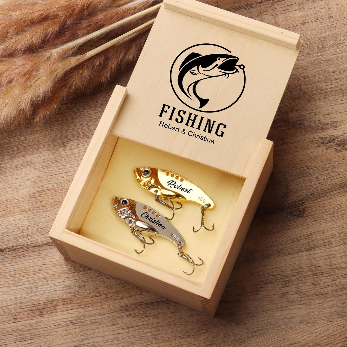 custom engraved fishing lures The Greatest Catch Lure + Tin Sierra Metal Design For Fathers Day Personalized Fishing Lures in Tin,