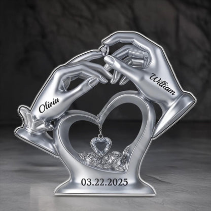Custom Acrylic Plaque - Personalized Anniversary Wedding Gifts For Husband And Wife, Him And Her - Love s Perfect Match, Wedding Gift 2025