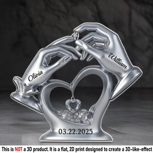 Custom Acrylic Plaque - Personalized Anniversary Wedding Gifts For Husband And Wife, Him And Her - Love s Perfect Match, Wedding Gift 2025