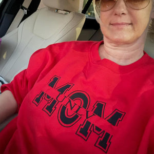 Custom Embroidered Mom University Sweatshirt: Personalized College Sweater, University of Mom, Mother's Day Gift