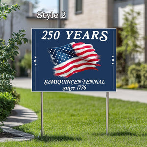 USA 250 YEARS Yard Signs, Patriotic USA Yard Decor, We the People Sign, 4th of July Yard Sign, America Celebration Sign
