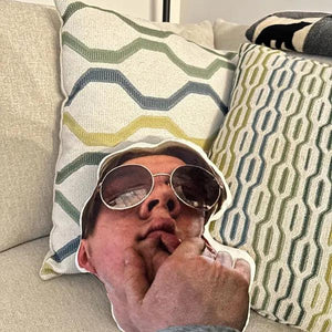 Personalized 3D Shaped Pillow from Photo, Custom Photo Throw Pillow, Funny Ugly Face Pillow, Graduation Gift, Mother s Day Gift