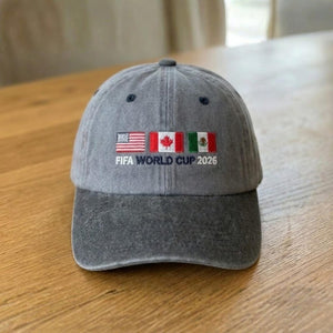 Embroidered World Cup 2026 Hat, Game Day Hat for Soccer Fans, US Soccer Fan Gear, Gift for Soccer Lovers, USA World Cup Hat
