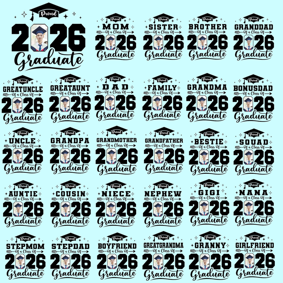 Proud Family Graduate Tshirts: Senior 2026 Gift Graduation Day Gift For Family Graduation Gift