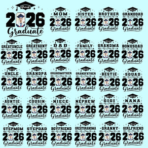 Proud Family Graduate Tshirts: Senior 2026 Gift Graduation Day Gift For Family Graduation Gift