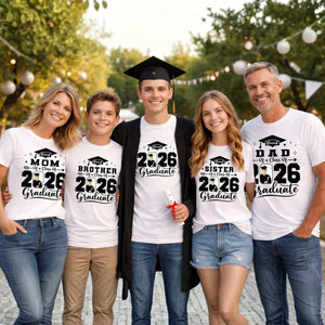 Proud Family Graduate Tshirts: Senior 2026 Gift Graduation Day Gift For Family Graduation Gift