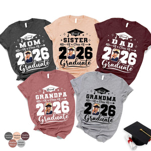 Proud Family Graduate Tshirts: Senior 2026 Gift Graduation Day Gift For Family Graduation Gift
