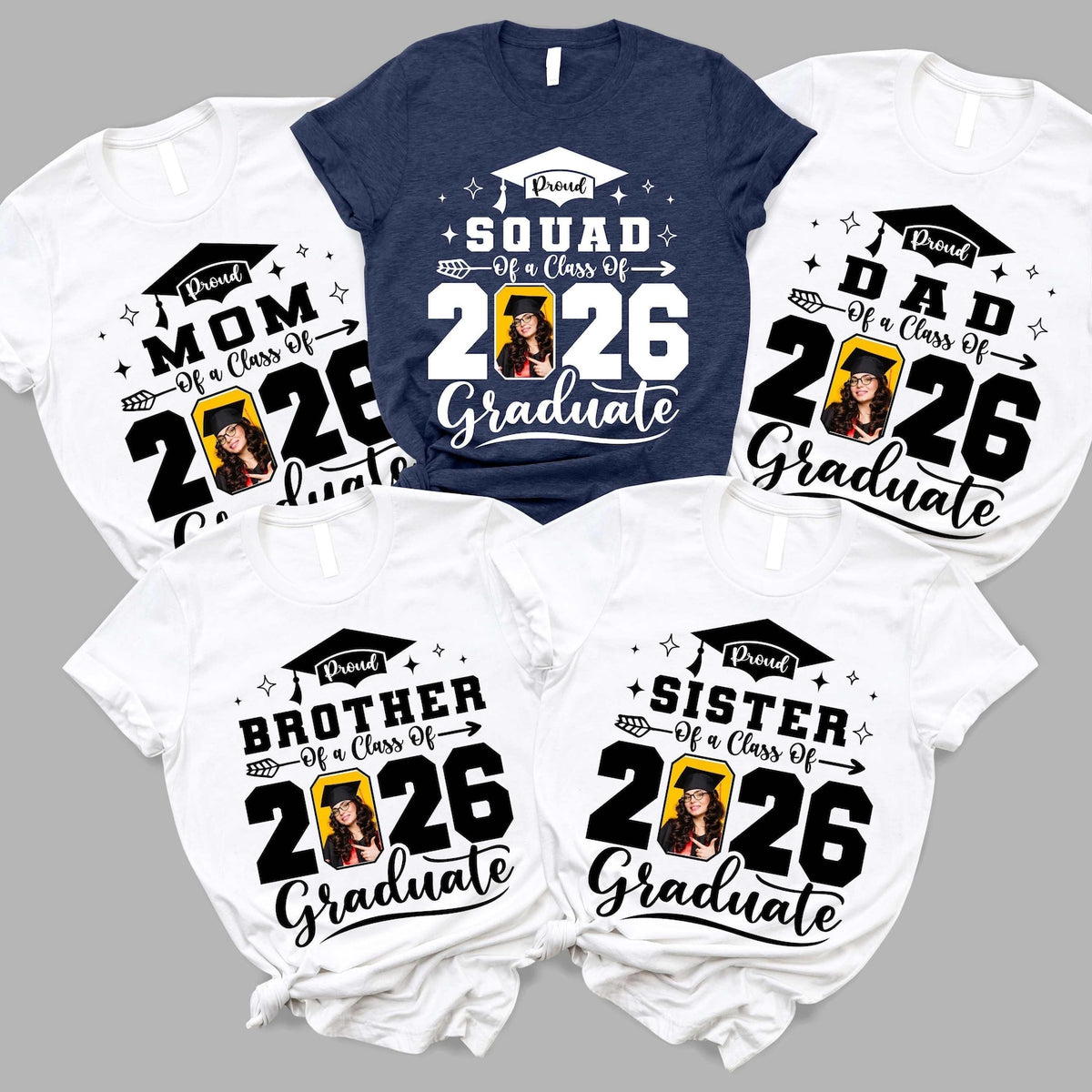 Proud Family Graduate Tshirts: Senior 2026 Gift Graduation Day Gift For Family Graduation Gift