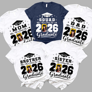 Proud Family Graduate Tshirts: Senior 2026 Gift Graduation Day Gift For Family Graduation Gift