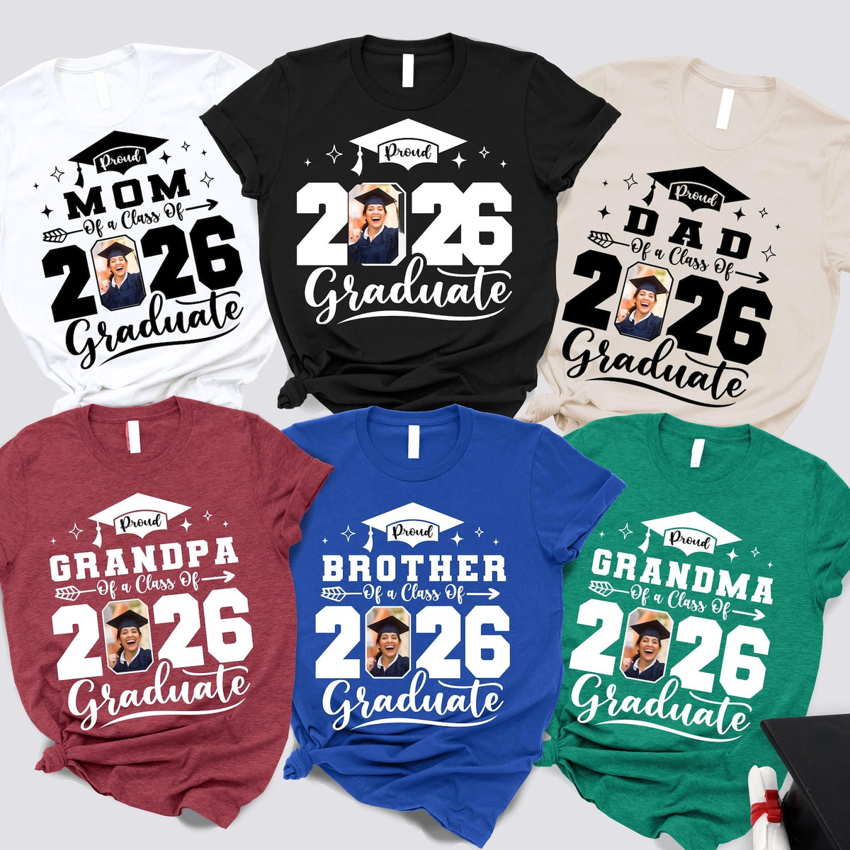 Proud Family Graduate Tshirts: Senior 2026 Gift Graduation Day Gift For Family Graduation Gift