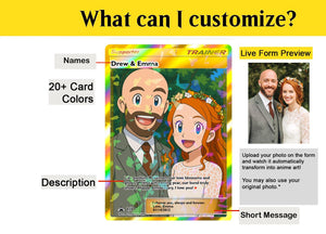 Custom Father's Day Card , Custom Mother's Day Card, Gift For Dad, Trainer Card, Father's Day Gift, Mother's Day Gift, Custom Pokemon Card