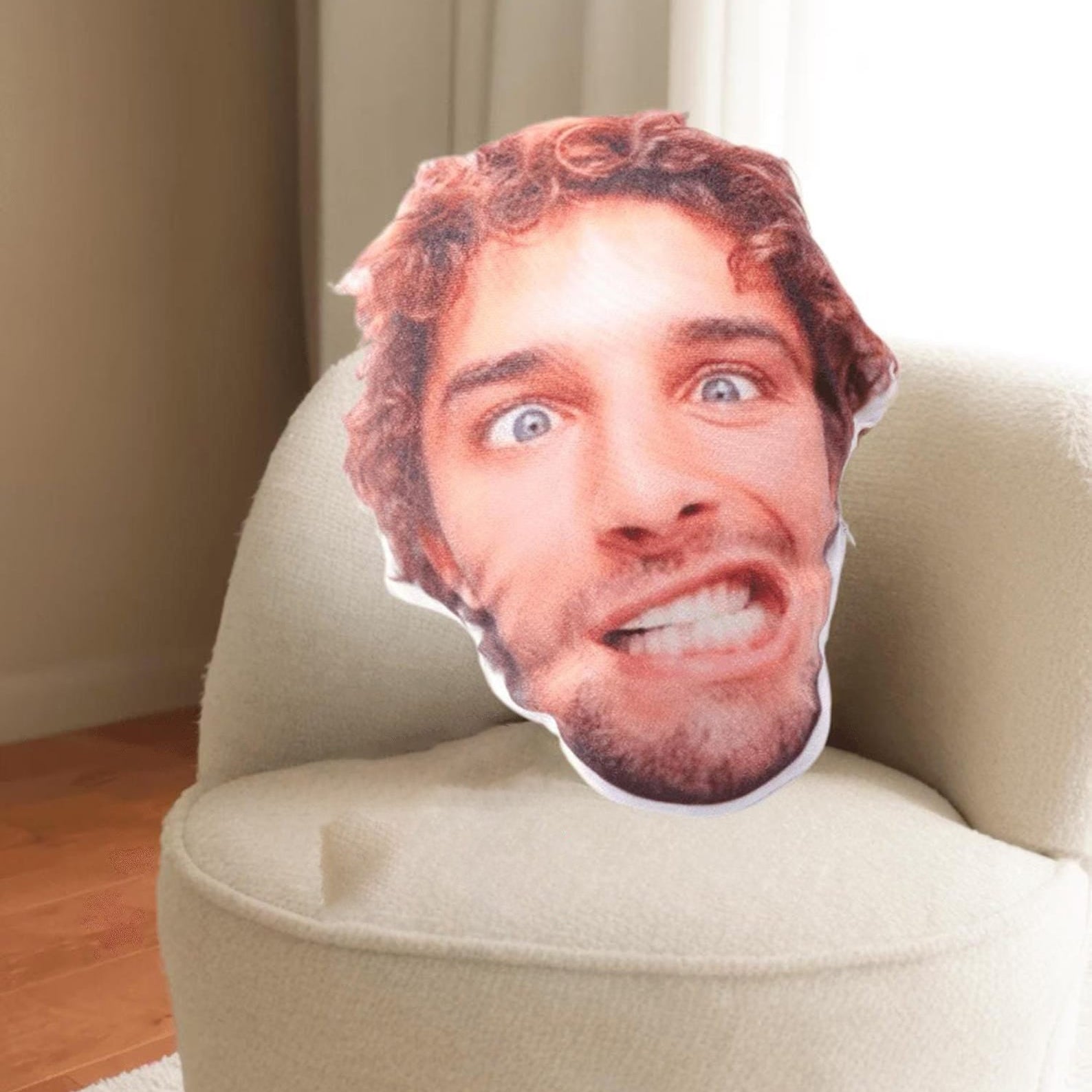Personalized 3D Shaped Pillow from Photo, Custom Photo Throw Pillow, Funny Ugly Face Pillow, Graduation Gift, Mother s Day Gift