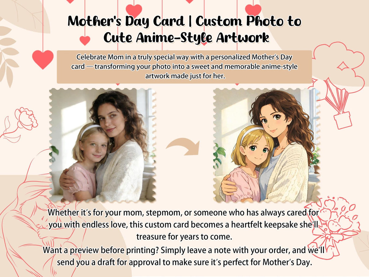 Personalized Mother s Day Poke Card, Custom PKM Photo Cards, Gifts for Gamer Mom, Mother s Day Gift, Custom PKM Trainer Card