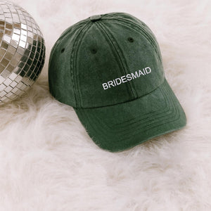 Custom Bride Squad Baseball Cap, Embroidered Bachelorette Party Hat, Personalised Bridesmaid Cap, Bridal Shower Gift, Wife of the Party Gift