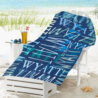Personalized Signature Style Beach Towel-Customized Towel-For the Beach Lover-For the Pool Lover