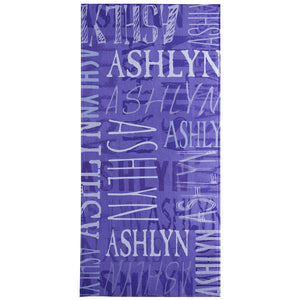 Personalized Signature Style Beach Towel-Customized Towel-For the Beach Lover-For the Pool Lover