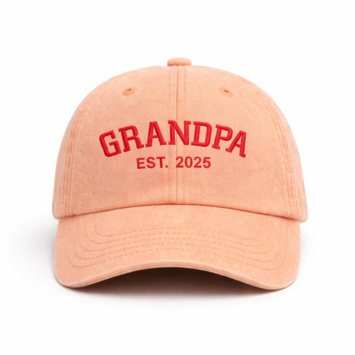 Personalised Grandpa Hat with Est Year, Embroidered Granddad Cap, Pregnancy Announcement Gift, Vintage Baseball Cap, Grandpa Birthday Gift