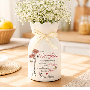 The Only Thing Better Than Being Your Mother Vase, Daughter Flower Vase, New Mom Gift, Mothers Day Gift for Daughter, Daughter Gift from Mom