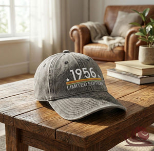 Born in 1956 Limited Edition Vintage Cap 70th Birthday Gift Embroidered Hat