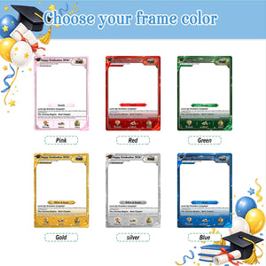 Personalized Poke Graduation Card, Custom Grad Portrait, Gift for Graduates, Class of 2026, College Grad Gift, Anime Graduation Card