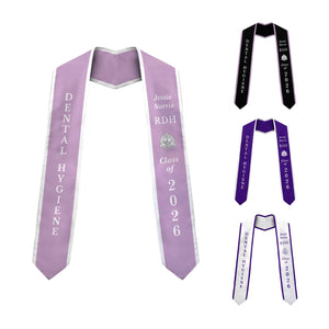 Dental Hygiene Stole RDH Graduation Dental Hygienist Grad Sash Class of 2026