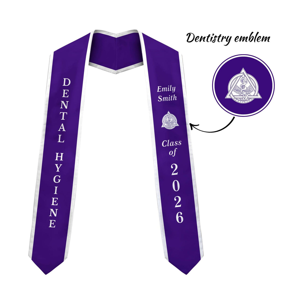 Dental Hygiene Stole RDH Graduation Dental Hygienist Grad Sash Class of 2026