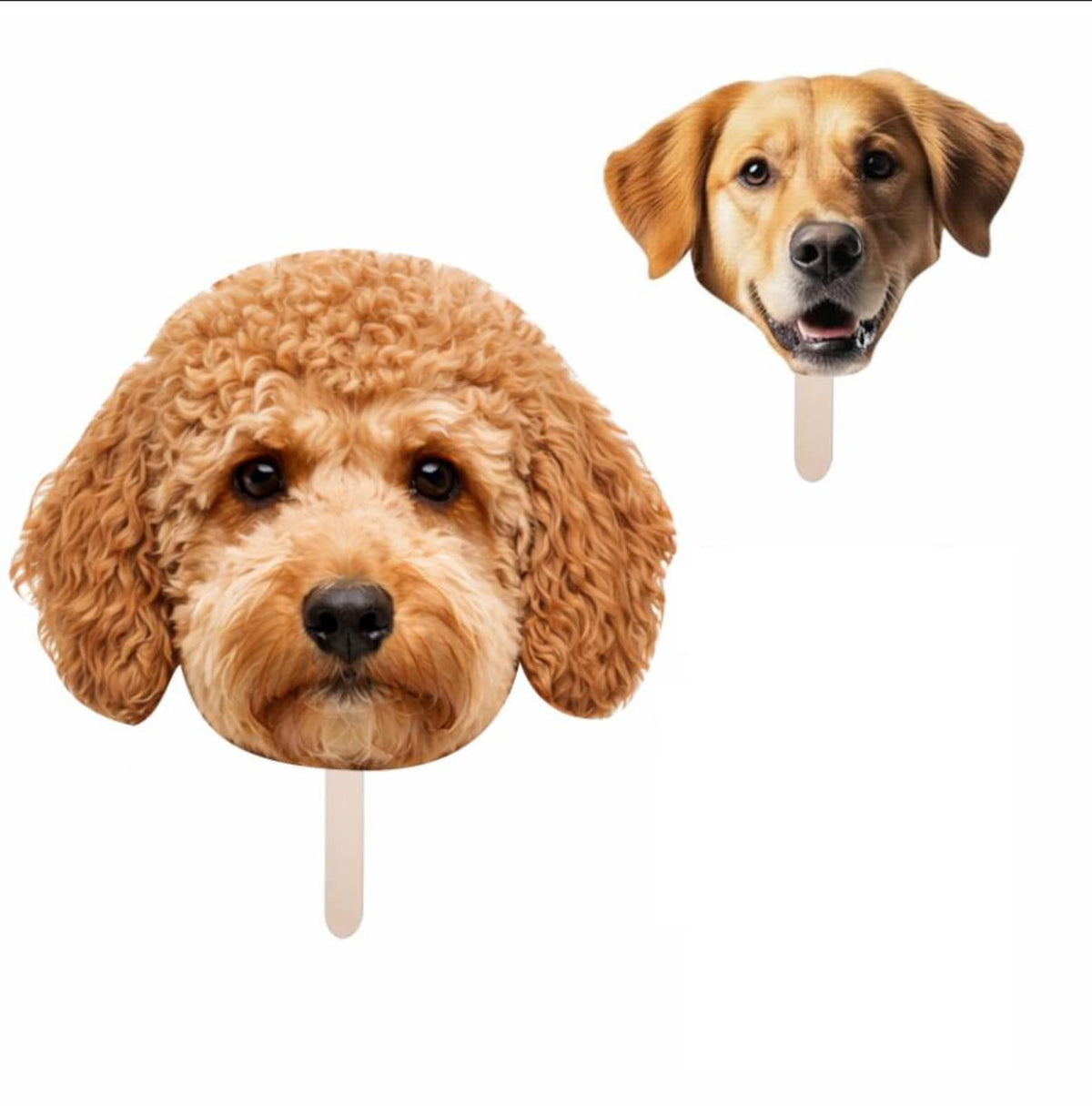 Pet Face on Stick, Personalized Dog Big Heads, Custom Cat Big Heads, Gift for Dog Mom, Wedding Props, Photo booth Prop, Big Head on Stick