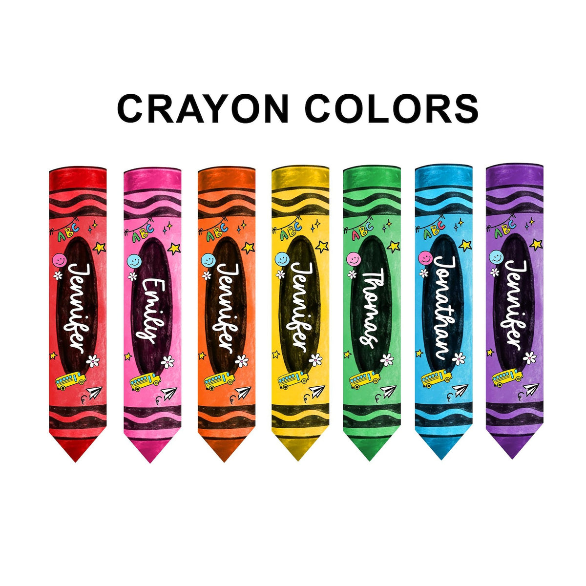 Personalized Kid Graduation Stole, Custom Crayon Kindergarten Grad Stole, Class Of 2026 Sash, Custom Graduation Gift for Daughter Son