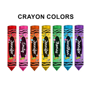 Personalized Kid Graduation Stole, Custom Crayon Kindergarten Grad Stole, Class Of 2026 Sash, Custom Graduation Gift for Daughter Son