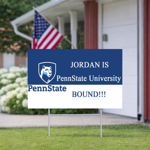College Bound Yard Sign, Senior Graduation Sign, College Bound Gift, Graduate Yard Sign, University Bound Sign, 2026 Senior Sign, Grad Sign