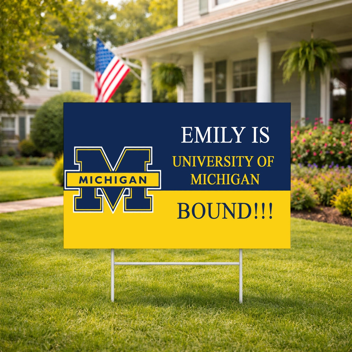 College Bound Yard Sign, Senior Graduation Sign, College Bound Gift, Graduate Yard Sign, University Bound Sign, 2026 Senior Sign, Grad Sign