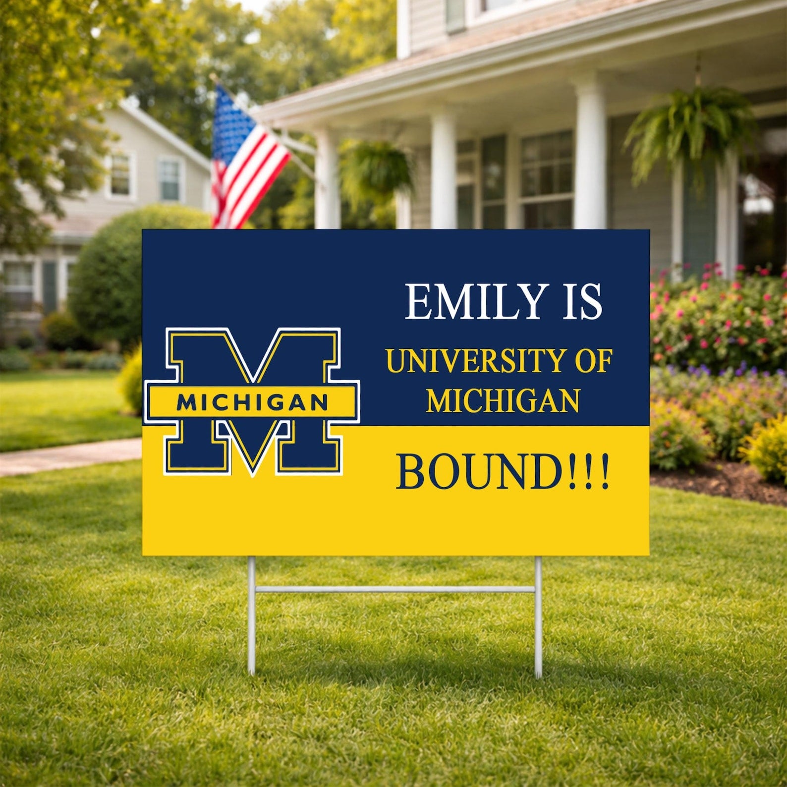 College Bound Yard Sign, Senior Graduation Sign, College Bound Gift, Graduate Yard Sign, University Bound Sign, 2026 Senior Sign, Grad Sign