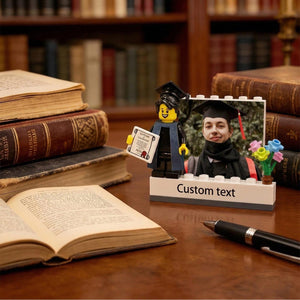 Custom Graduation Figure Building Block,Personalized Name,Hairstyles,Expressions,Gown,Unique Grad Gift 2026,Graduation Plastic Keepsake Gift