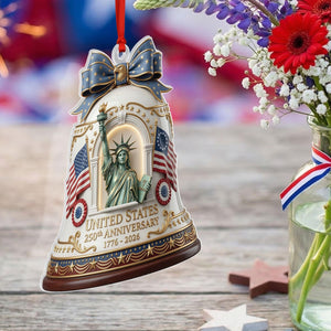 250th Anniversary of Americana Ornament, 250 Years of The United States Acrylic Ornament, Independence Day Gift, Fourth of July Decor