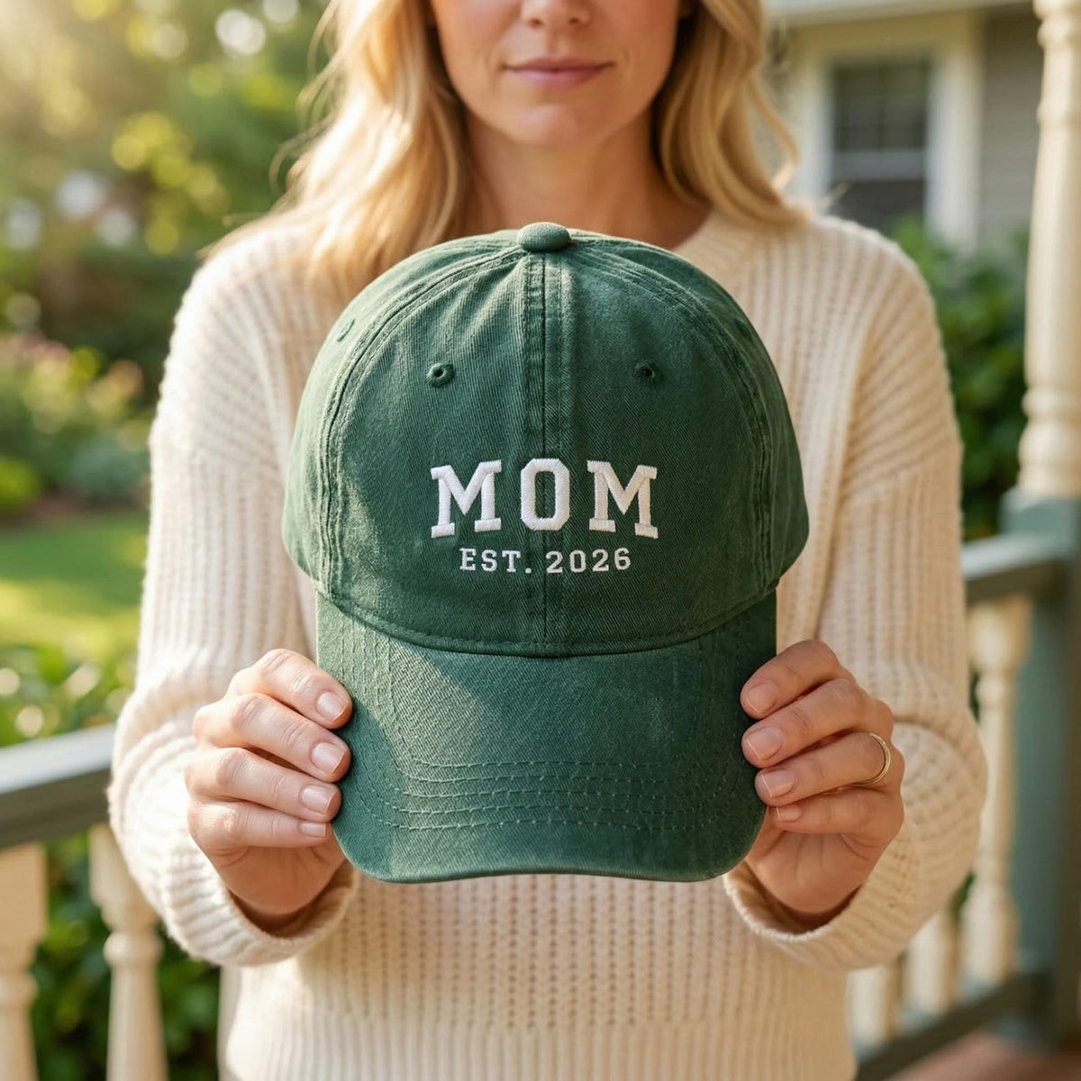 Personalized Dad Mom Embroidered Hat, Custom Est Year Baseball Cap, Vintage Baseball Cap for New Parents Gifts, Father's/Monther's Day Gift